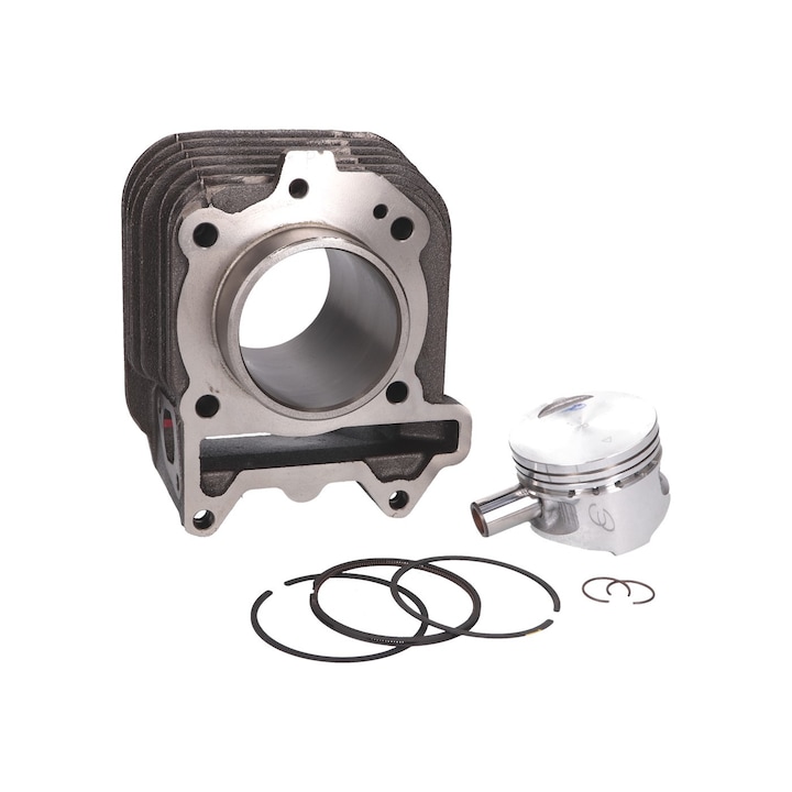 Kit cilindri, Compatibil cu Aprilia/Derbi/Piaggio/Vespa, 125 cc, Argintiu