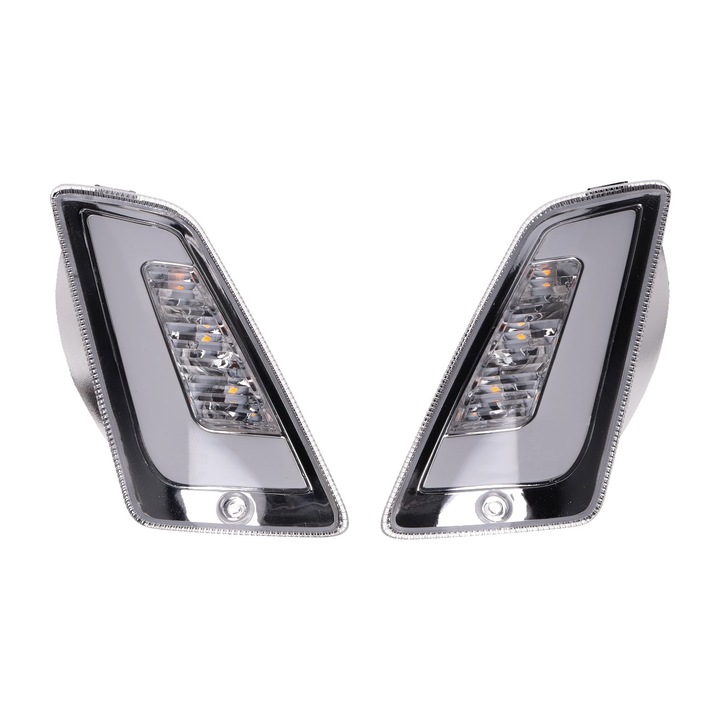 Set lampa frontala LED, Power1, Pentru Vespa GT, GTL, GTV, GTS 125-300, Alb
