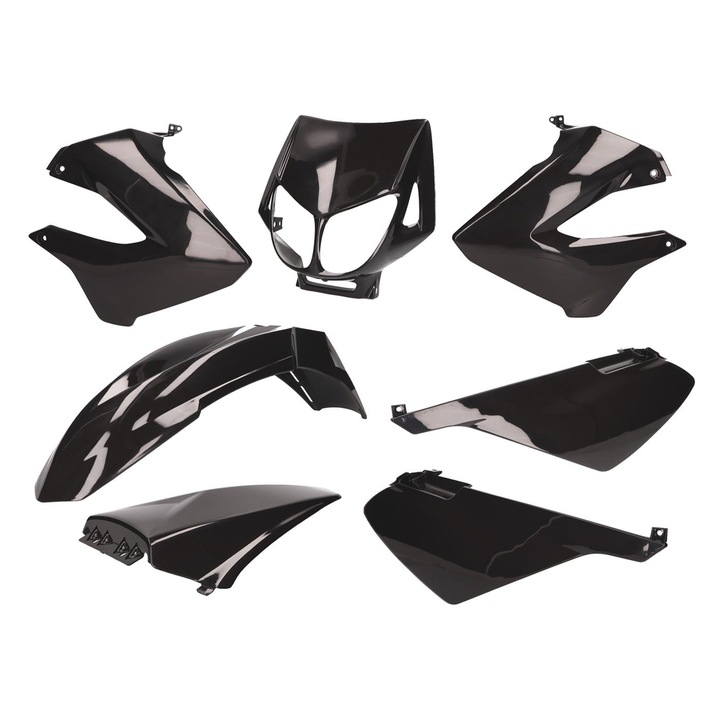 Комплект черни пластмаси - Derbi Senda R, SM X-Treme, SM DRD