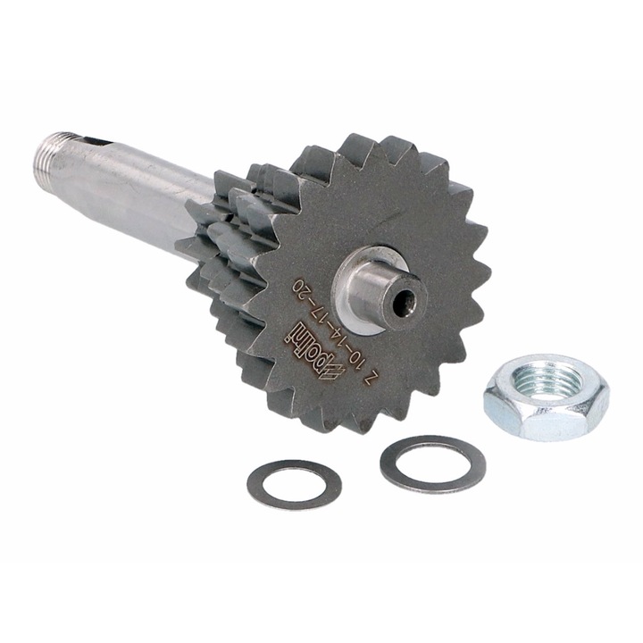 Polini 4 sebességes (20-17-14-10) előtéttengely - Vespa 50-90, Primavera, ET3, PK, PK XL 202.1417