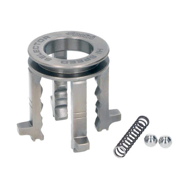 Comutator, Polini, 4 trepte, Compatibil cu Vespa PK/Primavera/Piaggio Ape 1979+, Argintiu