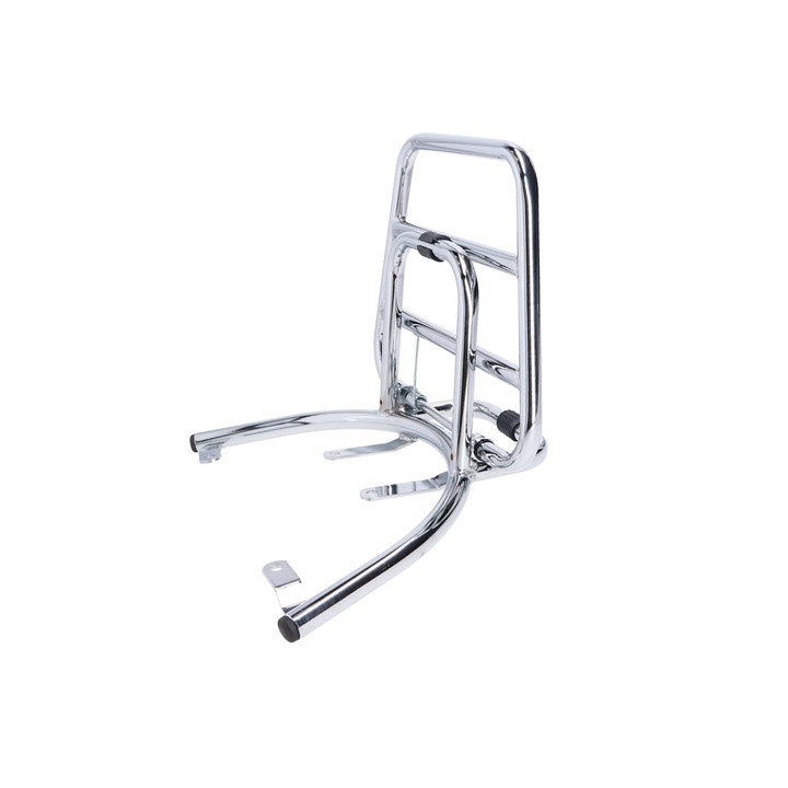 Хромиран сгъваем заден багажник за скутер - Piaggio Zip 00-