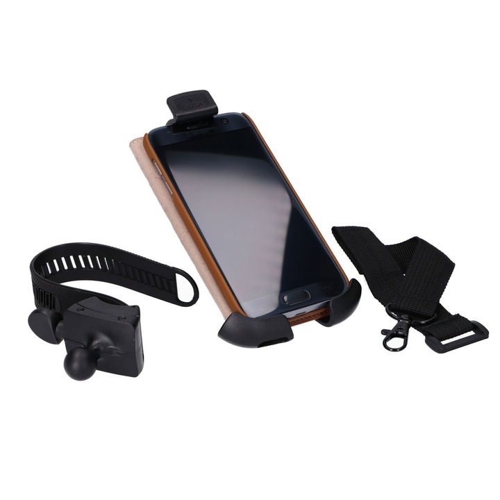 Bicikli, motor, robogó kormány telefontartó (130-190mm/5"-7.4") 40602