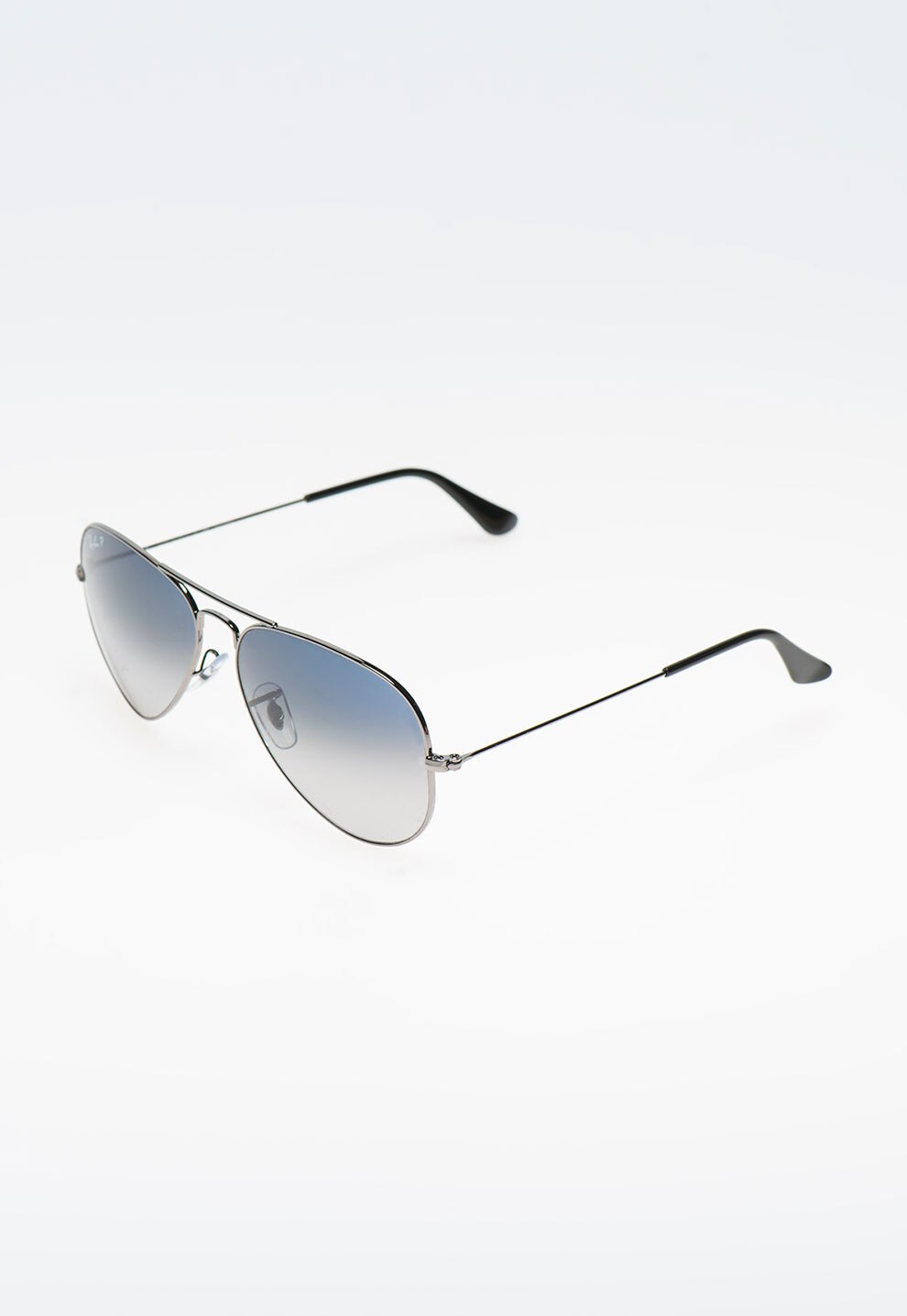 Ray-Ban, Ochelari de soare argintiu inchis polarizati, Argintiu, 58-14-135 Standard