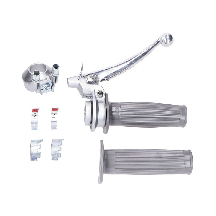 Váltókar armatúra komplett 2 sebességes / 3 sebességes szürke Puch, Sachs, Zündapp váltókarokhoz Div