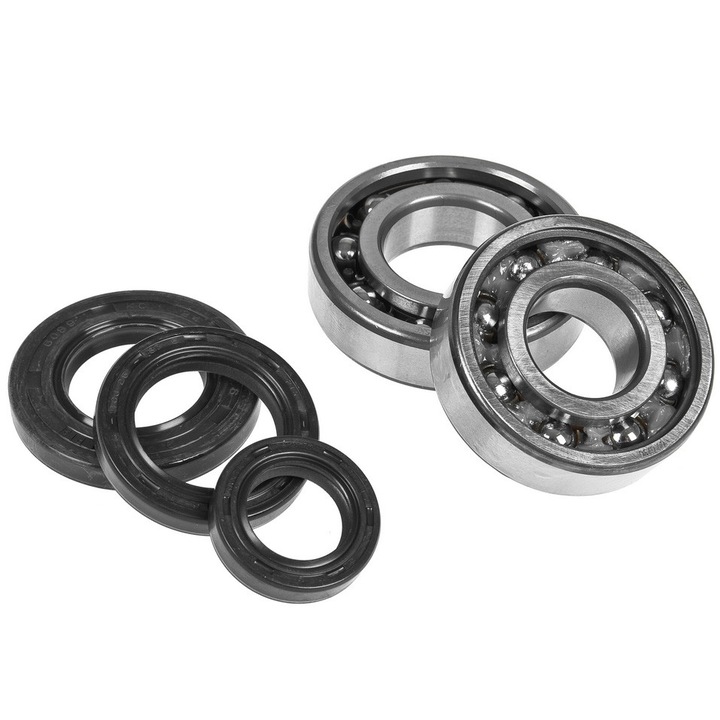 Kit rulmenti cu simeringuri ambielaj scuter, Balco, compatibili cu Aprilia, Suzuki Katana 52x20x13mm mic, 40x22x14 mare