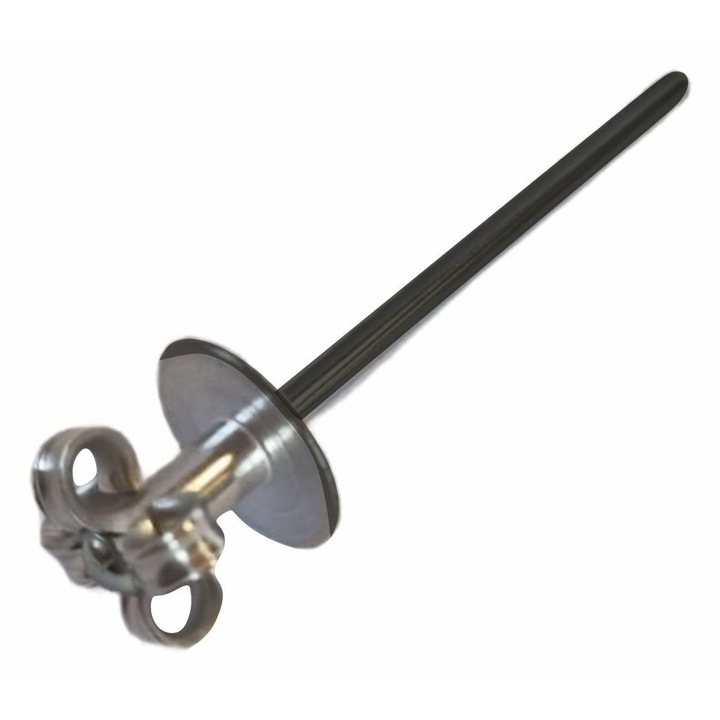 Set x 50 bucati Nituri tip ancora vopsite electrostatic RAL 9005 - Jet Black dim. 4.8x24x14mm