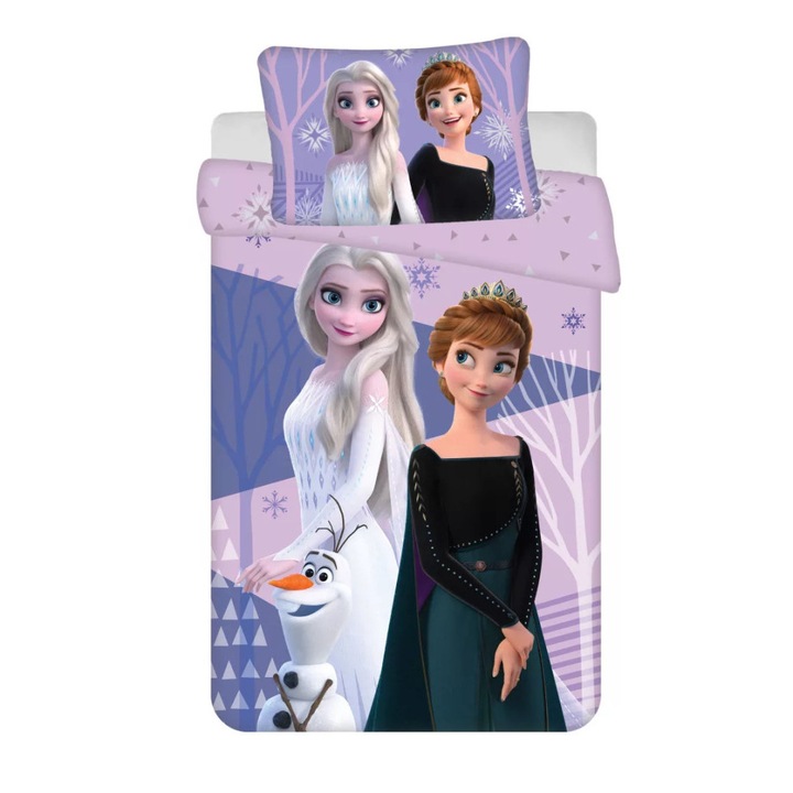 Плик за завивка Disney Frozen лилав 100x135см 40x60см
