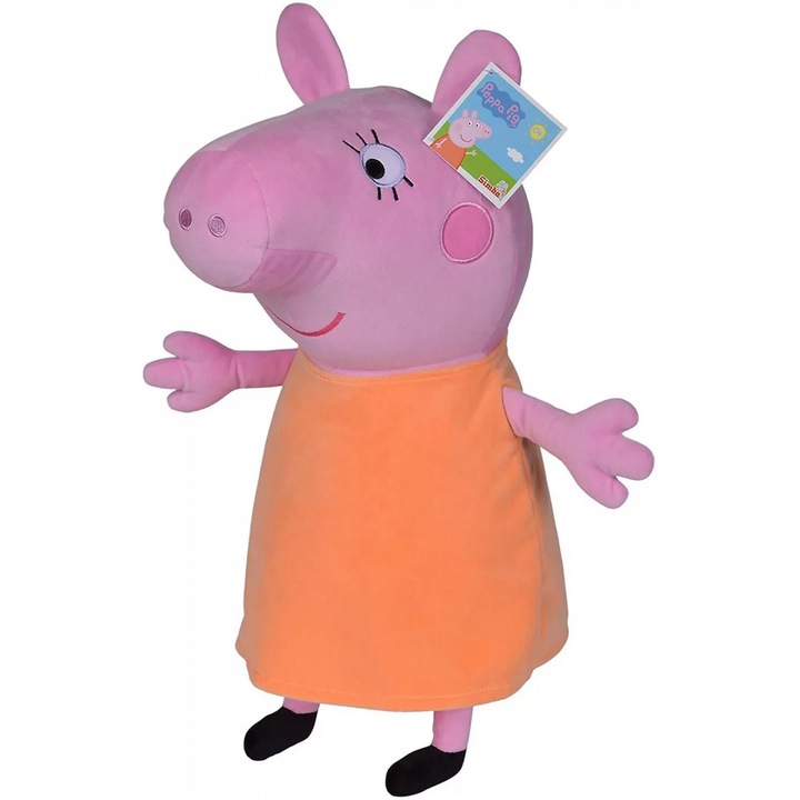 Плюшено прасе Mama Wutz, Peppa Pig, 35см