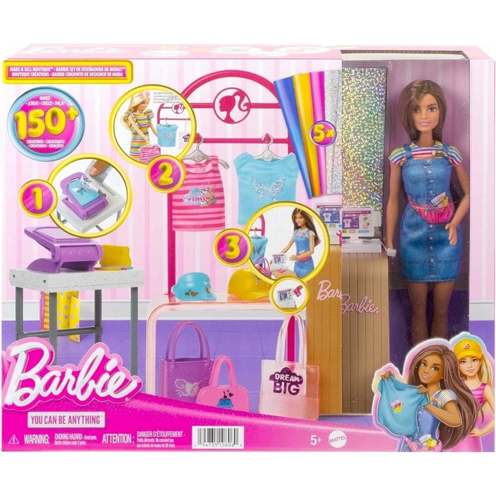 Barbie szett Barbie Shop Nyomtatható