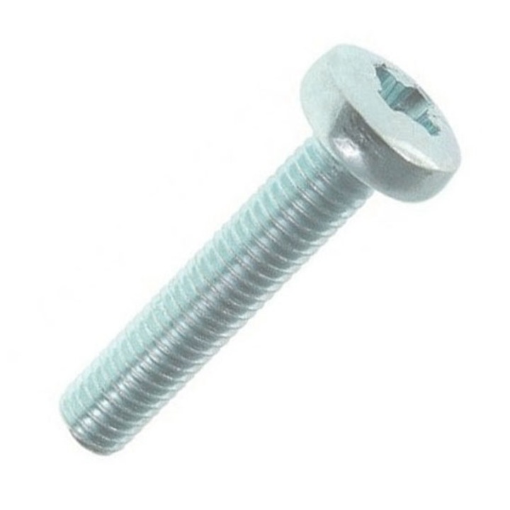 Metrikus csavar D-fejű M6x20 horganyzott (10 db)