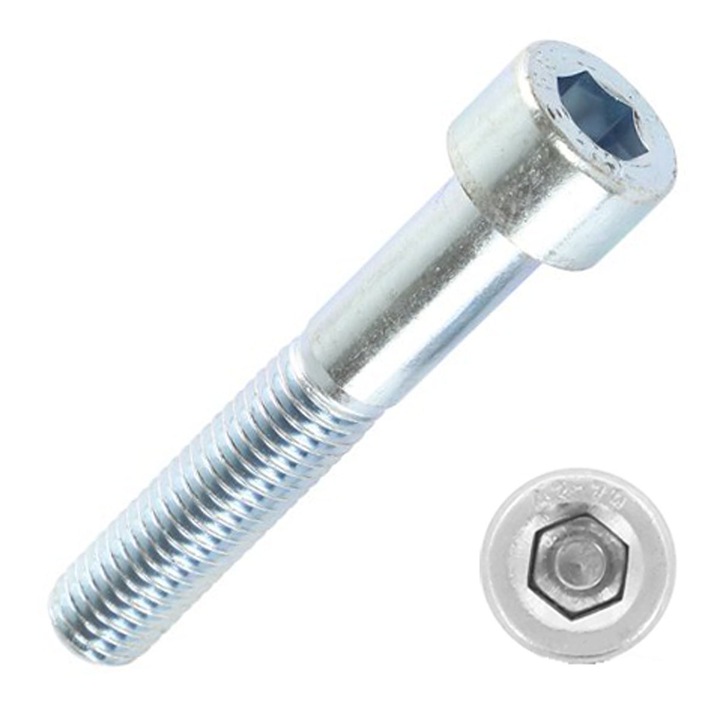 Imbuszfejű csavar M5x10 horganyzott (8 db)