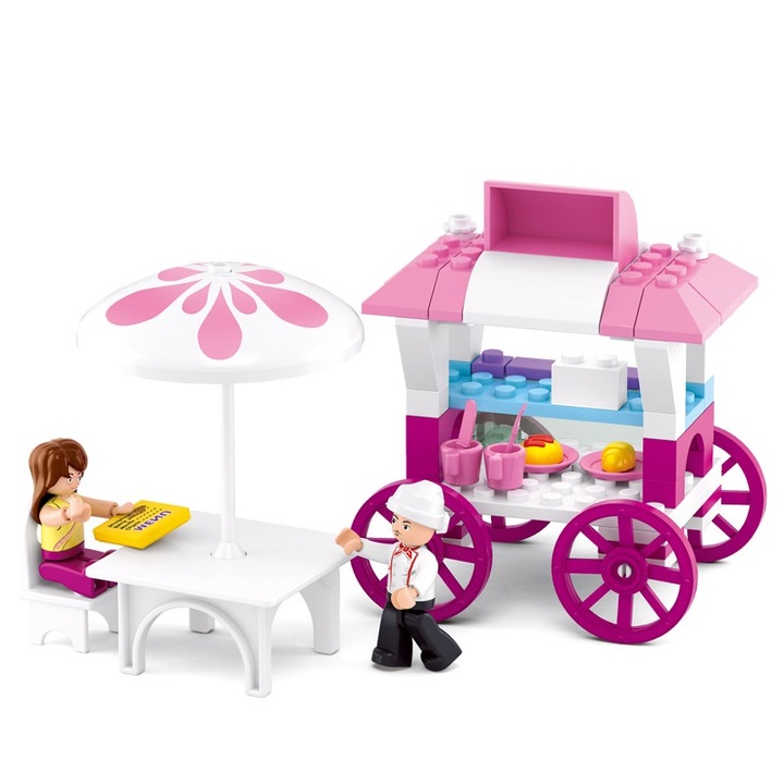 Set accesorii papusi, Sluban, +6 ani, Multicolor