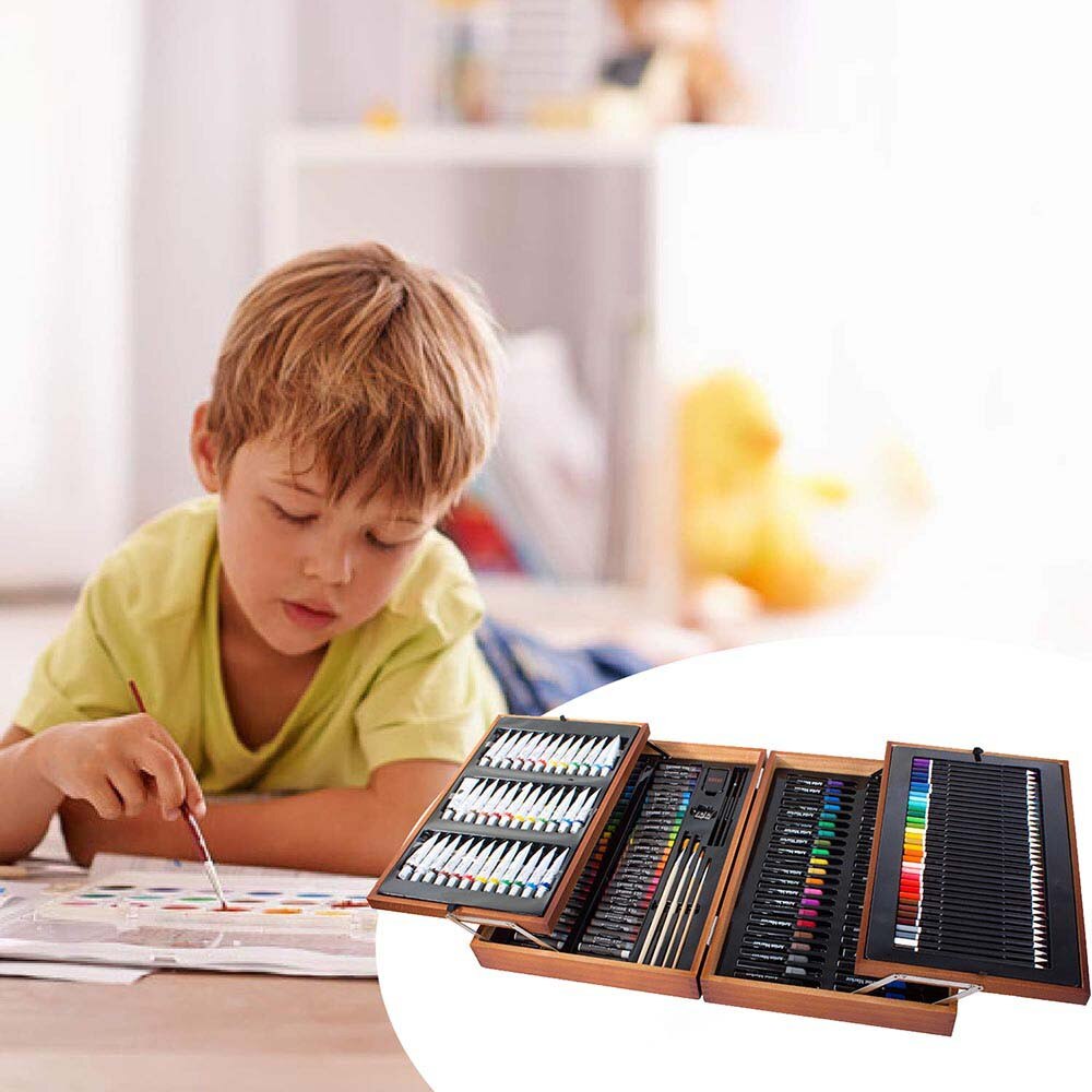 Set de pictura si desen de 174 piese, Timeless Tools, in cutie