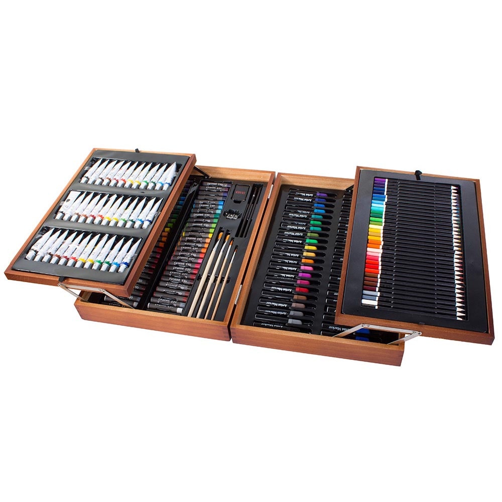 Set de pictura si desen de 174 piese, Timeless Tools, in cutie