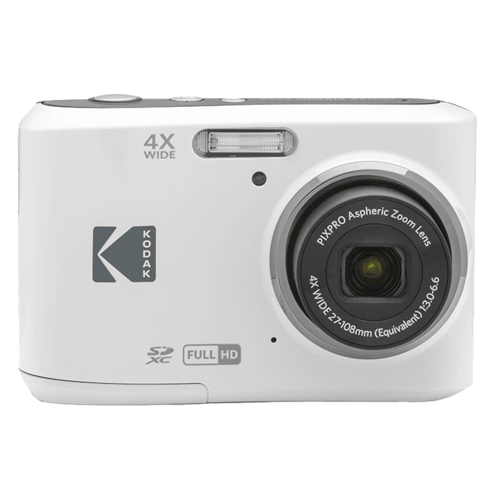 Aparat Foto Kodak PixPro FZ45,16 MP, Zoom 4X, Vlogging, Full HD – 1080p, Alb