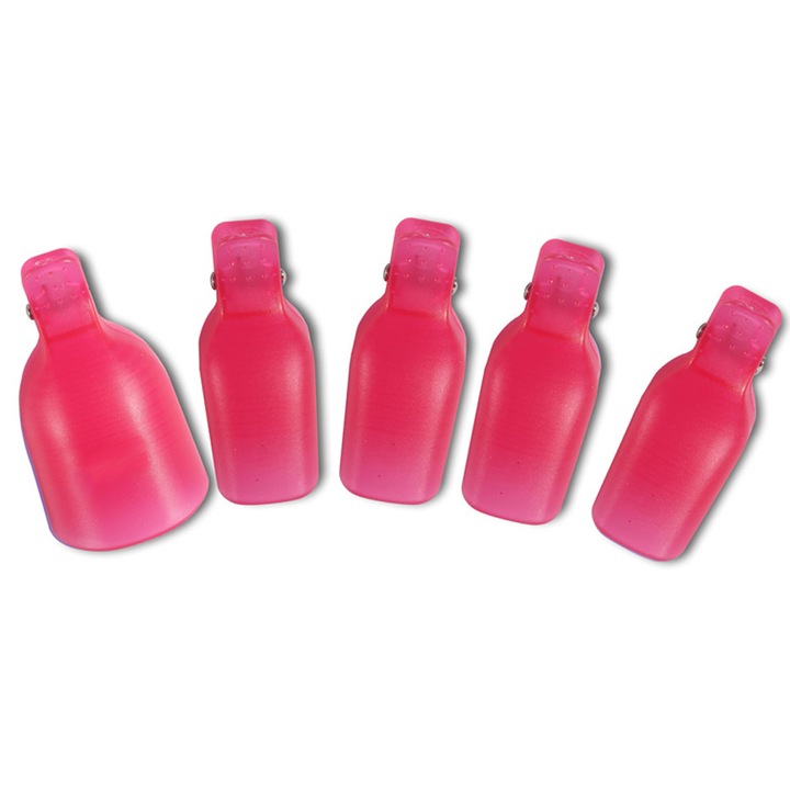 Комплект щипки за премахване на UV гел, BGHYHYHI, ергономичен дизайн, професионална и домашна употреба, пластмаса