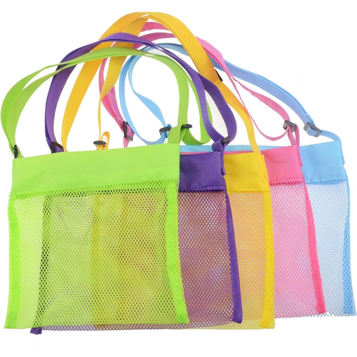 Set 5 genti plaja, QttvbTna, Multicolor, 23 x 23cm