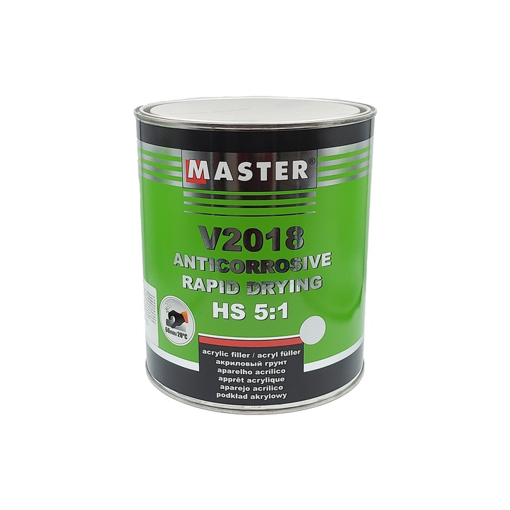 Filler Acrilic Hs Cu Intaritor V 2018 5:1 Alb 0.96 L Master