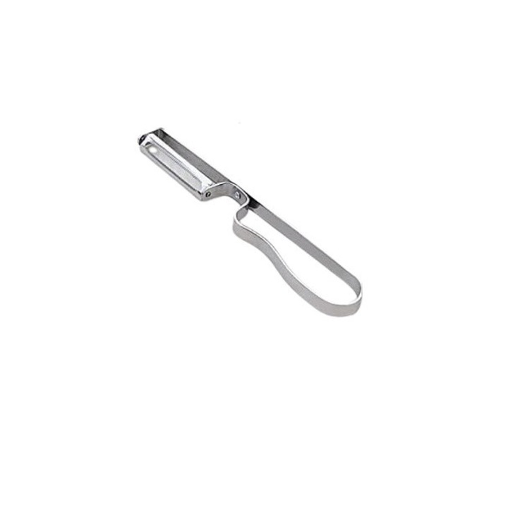 Ustensila pentru decojit Rewe, lungime totala 15 cm, otel inoxidabil, argintiu