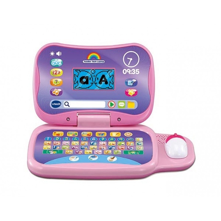 Интерактивна играчка, Vtech, Образователен лаптоп, 4.8 x 30 x 16 cm, Розов