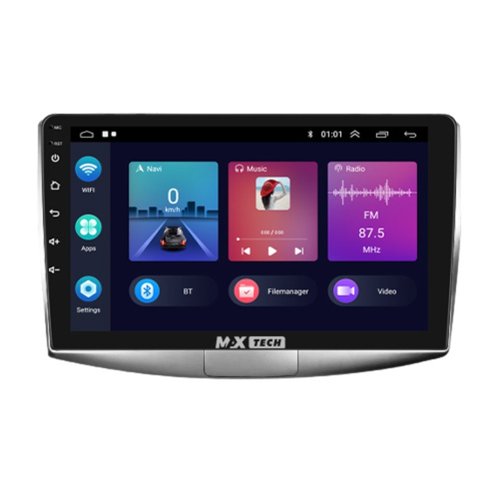 Navigatie Volkswagen dedicata, MaxTech®, Android 13, ecran de de 10.1 inch, 2 GB Ram 32 GB pentru modelele Magotan/CC/PASSAT B7/B6 functii Carplay / GPS / WIFI / Hifi /EQ / FM / RDS / BT / Waze / TouchScreen