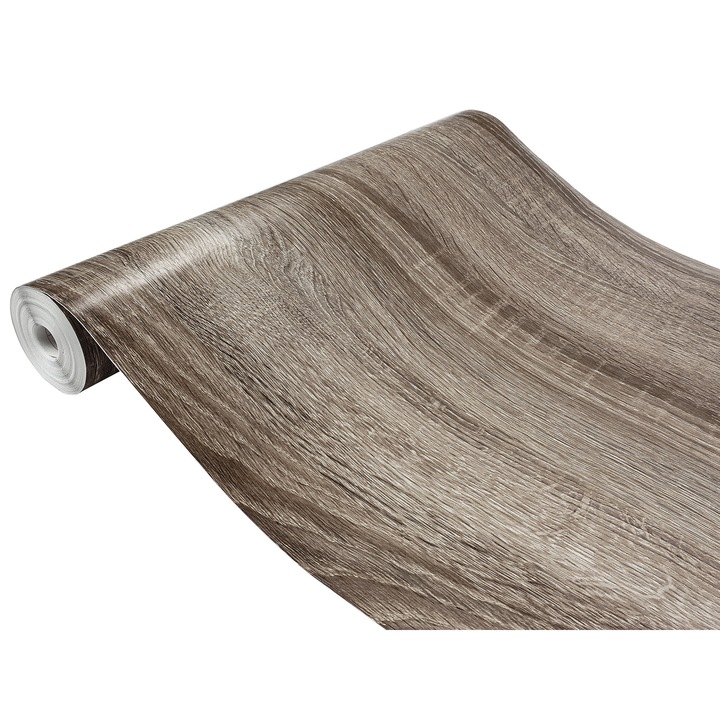 Folie autoadeziva pentru glaf, 90 x 210 cm, DecoMeister®, Model Stejar Sonoma Truffle, C096-090R0210