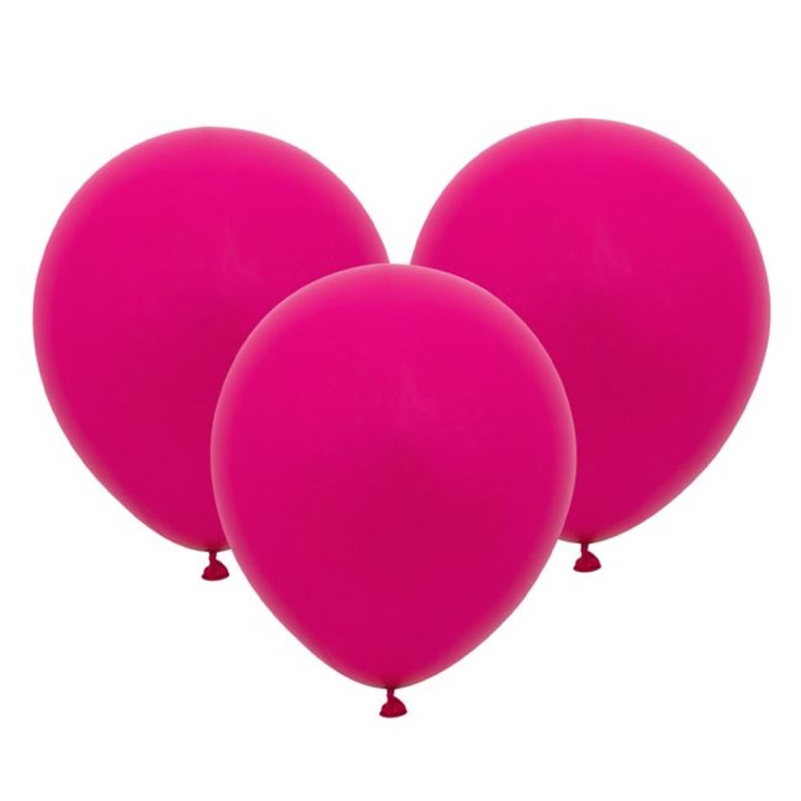 Fukszia Party Lufi 30cm - 10db