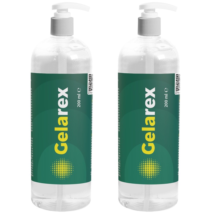 Gél 200 ml, Gelarex, zöld, 2 db-os csomag