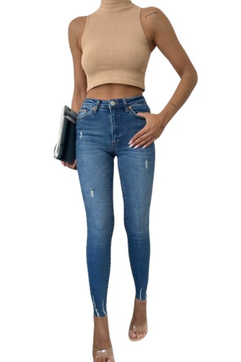 Blugi Skinny, albastru, Albastru