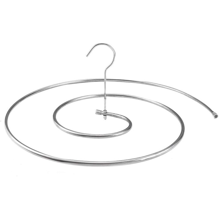 Ruhaszárító, QttvbTna, Rozsdamentes acél, Ezüst