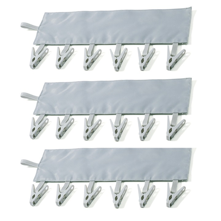 Set umerase portabile, pliabile, gri, pentru uscat rufe