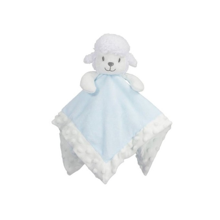 Játék babáknak takaróval és bárányokkal, Soft Touch, kék