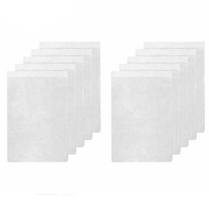 Комплект от 10 филтъра за почистване на басейни, QttvbTna, мрежести, бели