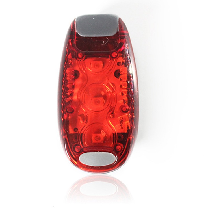 LED lámpa hátizsákhoz/kerékpárhoz, JeiibrZui, Piros