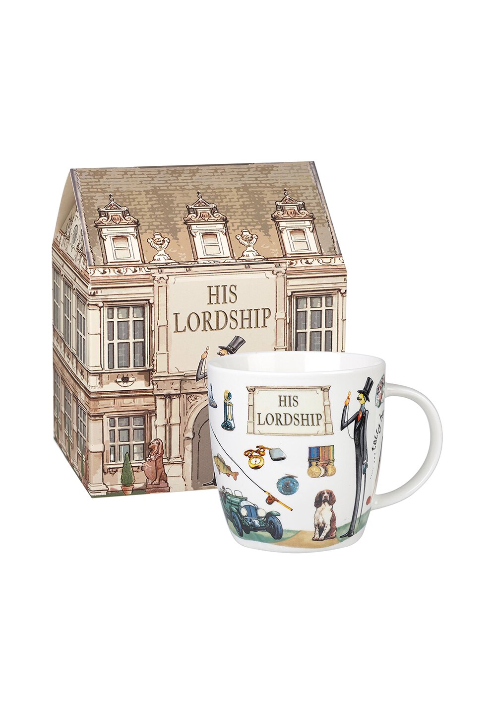 Churchill Set cadou multicolor cu cana His Lordship