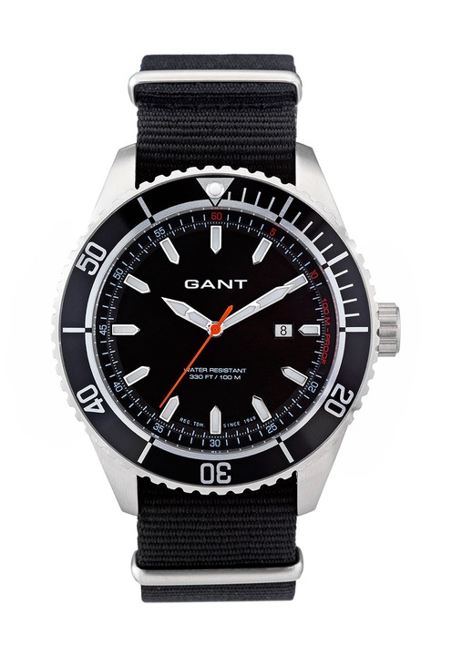 Gant Часовник Seabrook в сребристо и черно