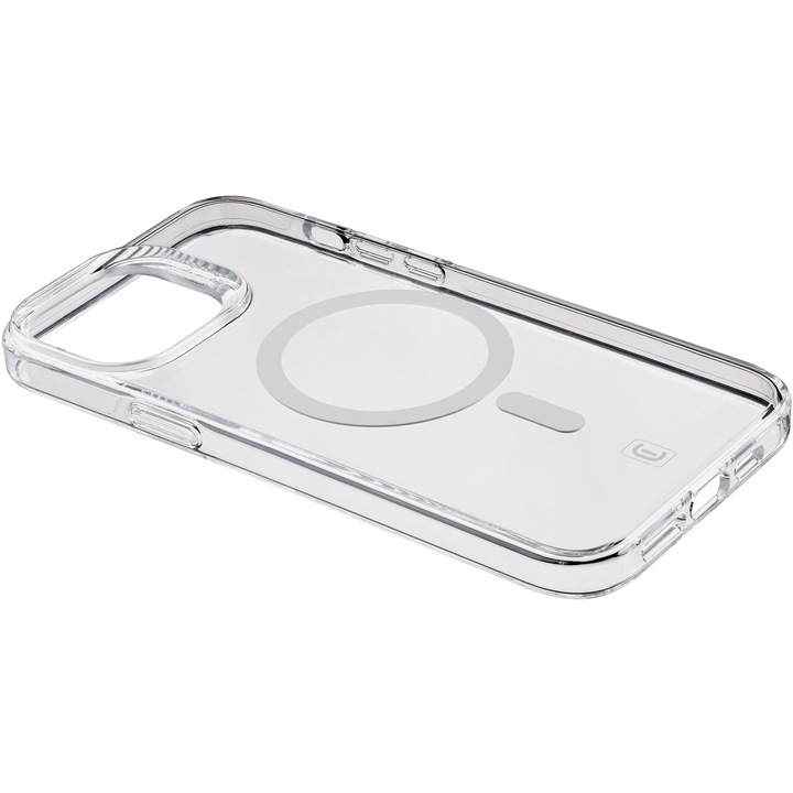 Védőburkolat Cellularline Gloss MagSafe iPhone 15 Pro GLOSSMagSafeIPH15PROT, átlátszó