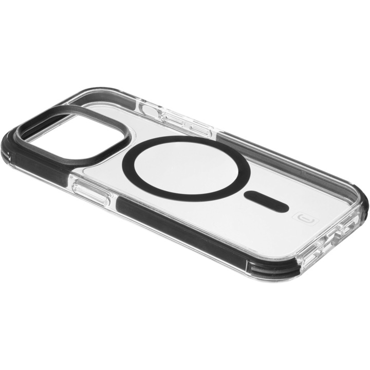Védőtok Borító Cellularline Strong Guard MagSafe iPhone 15 Pro telefonhoz TETRACMagSafeIPH15PROT, Átlátszó