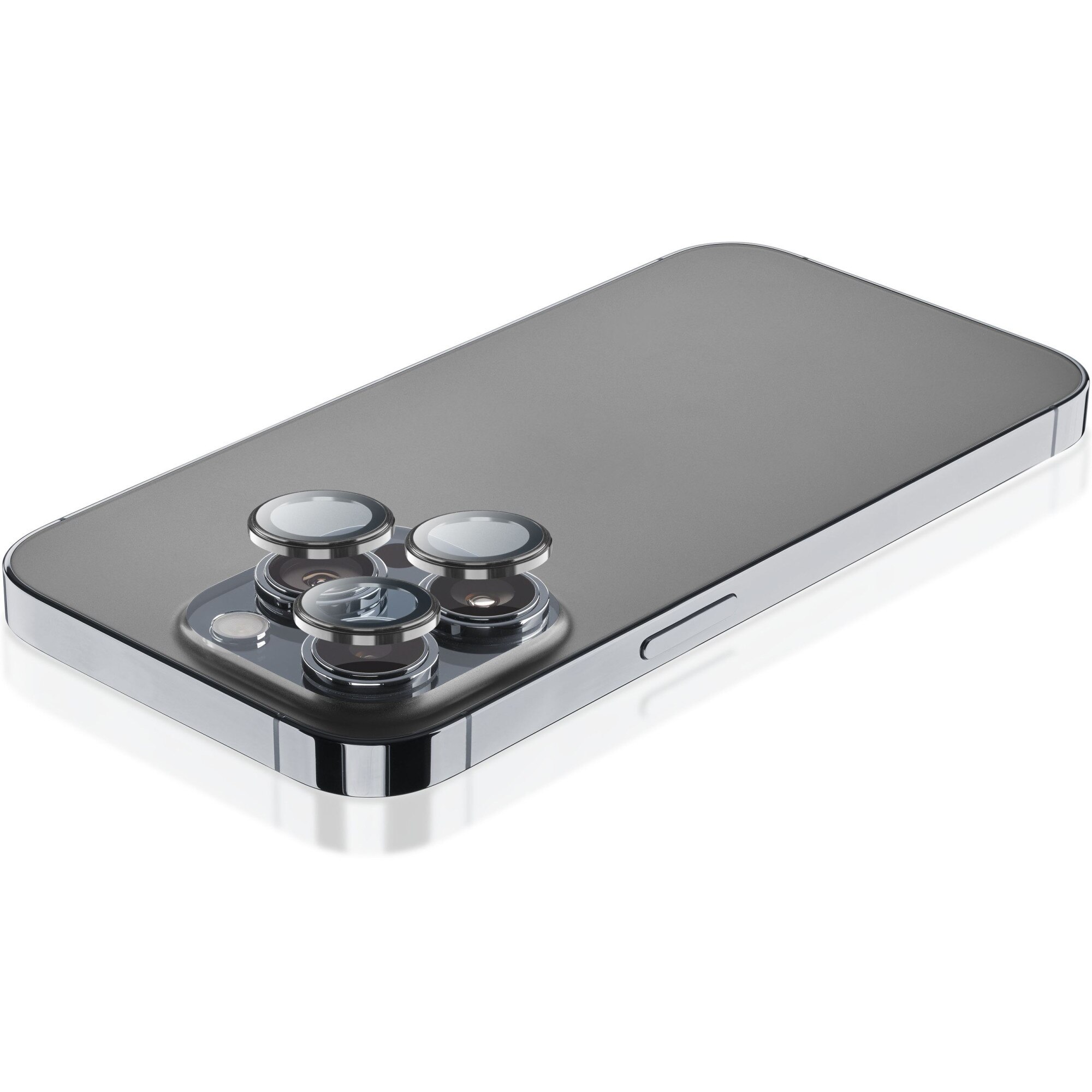 Folie de protectie Sticla Camera Cellularline Ring pentru iPhone 15 Pro/15 Pro Max CAMERARINGIPH15PRM