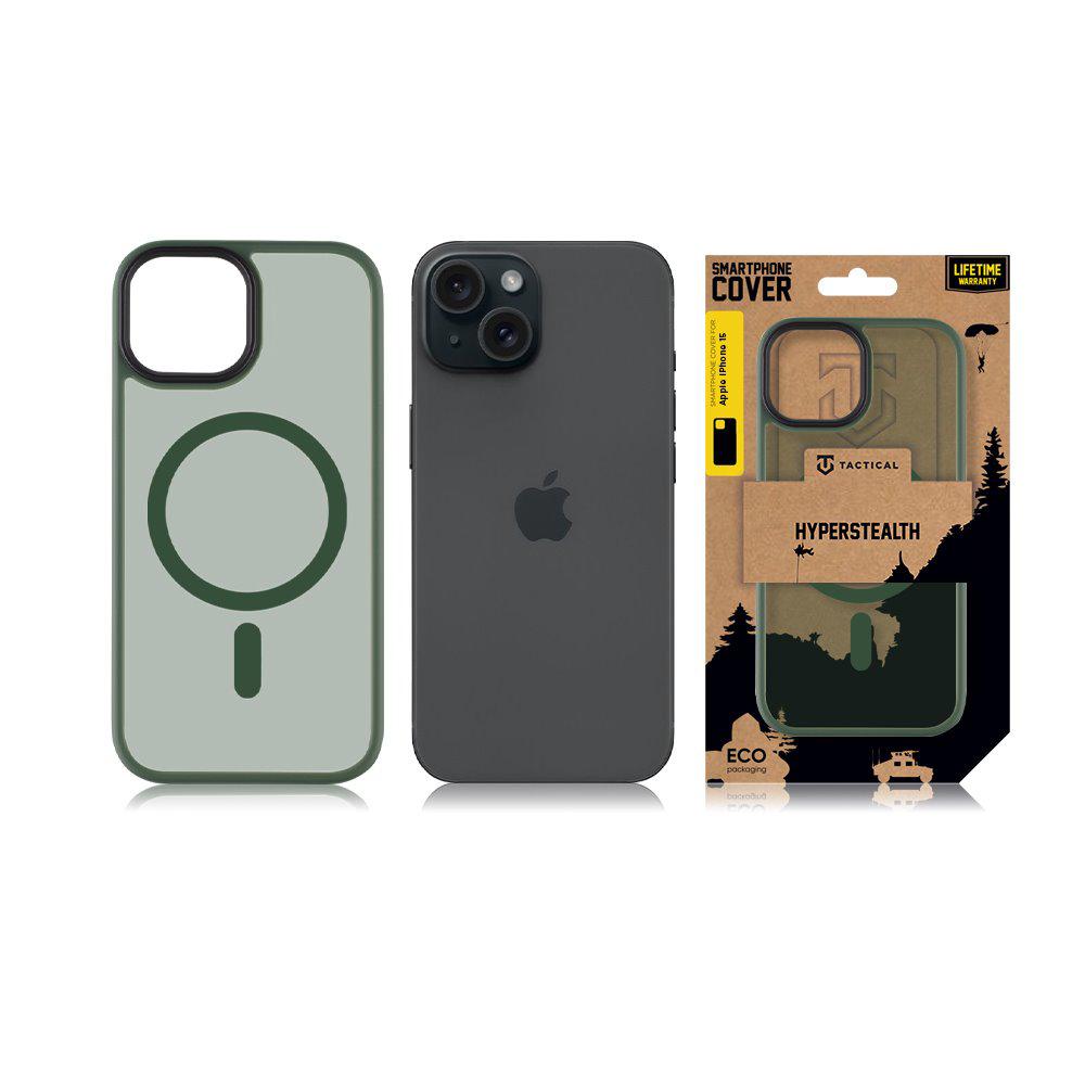 Husa de protectie Cover Tactical MagForce Hyperstealth pentru iPhone 15 Forest Green