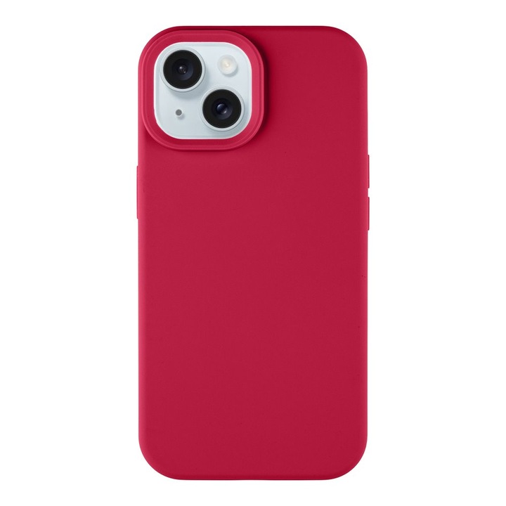 Husa de protectie Cover Tactical Velvet Smoothie pentru iPhone 15, Sangria
