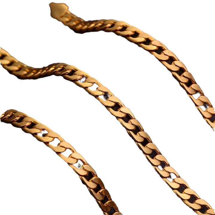 Férfi lánc - aranyozott