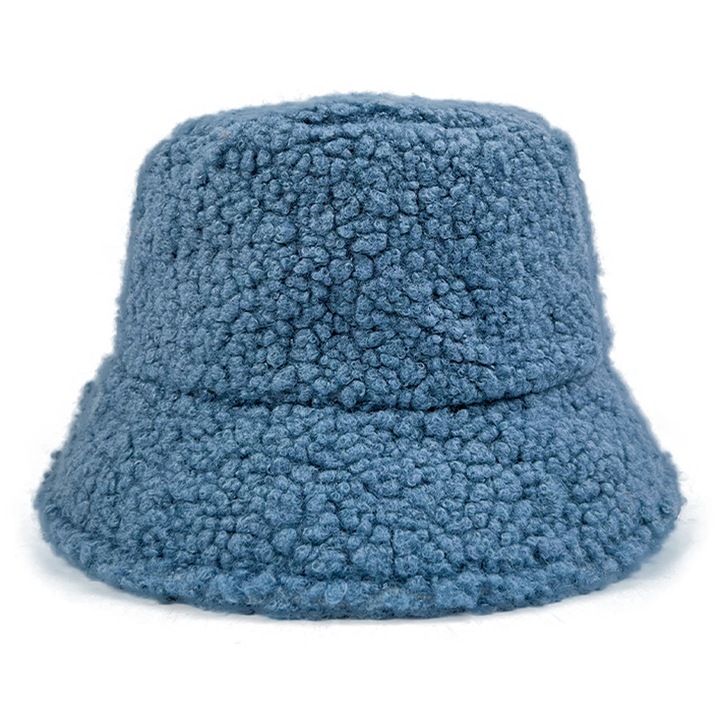 Női kalap, poliészter/kasmír, kék