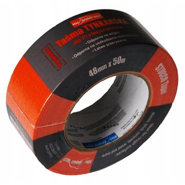 Szalag, KÉK DELPHIN, 48 mm, 50 m, Narancs