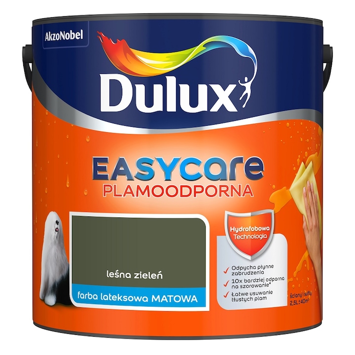 Боя Easy Care, Dulux, Forest Green, 2.5L