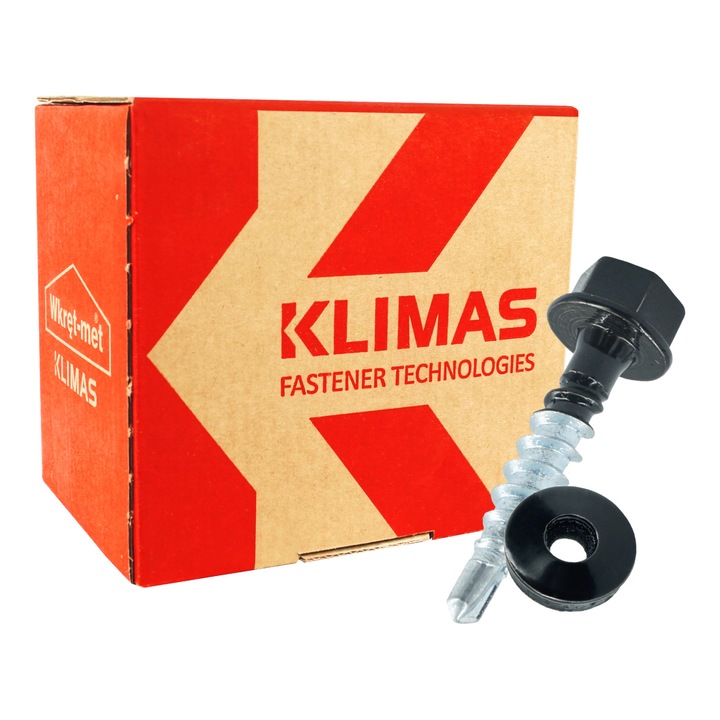 Set 250 suruburi agricole, Wkret-Met, 4.8 x 25 mm