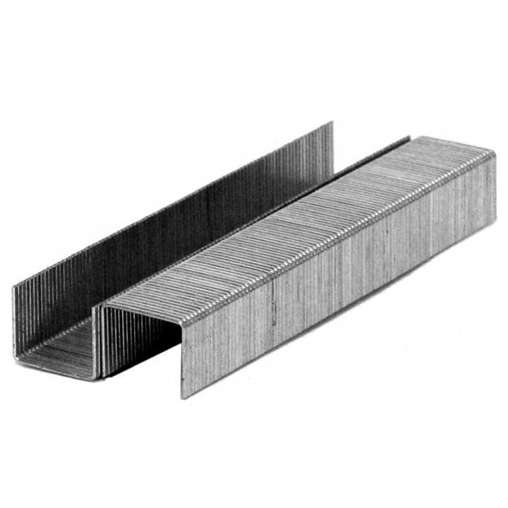 1000 db-os kárpitkapcsos készlet, Stalco, Acél, 6 mm, Ezüst