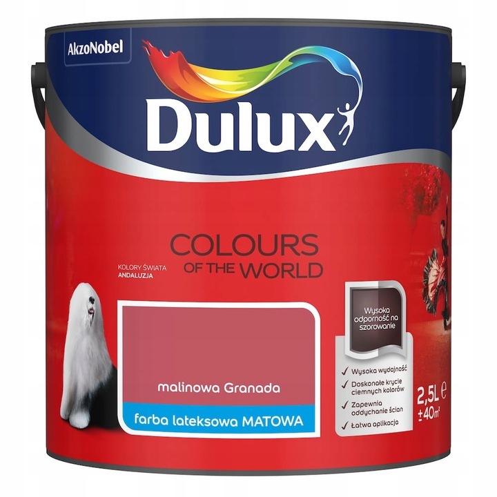 Боя, Dulux, Малина, 2.5л