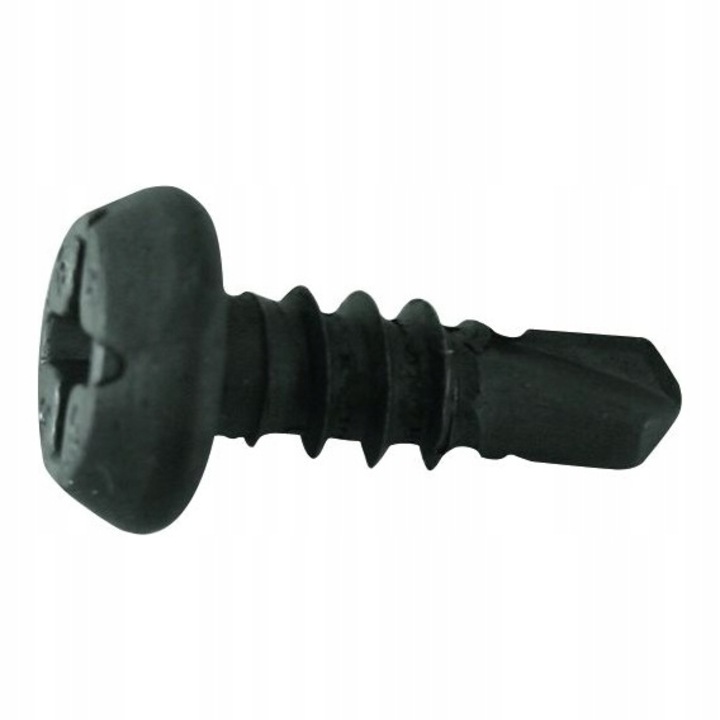 Set 200 suruburi pentru metal, Wkret-Met, Negru, 3.5 x 9.5 mm